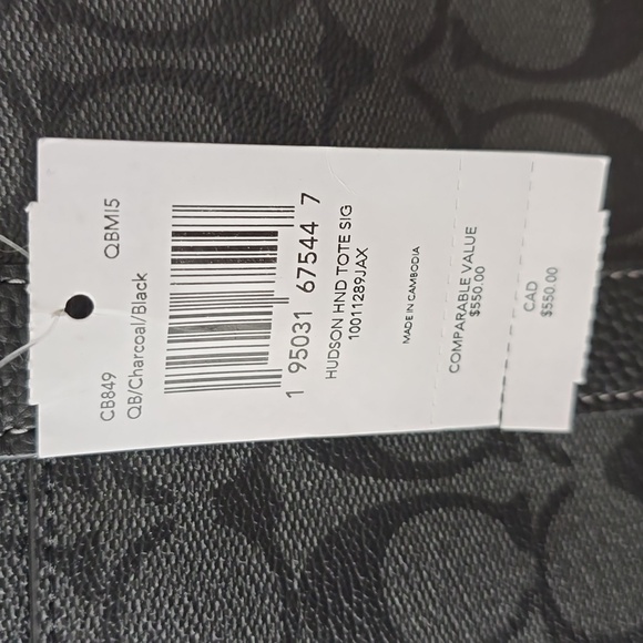 Coach Hudson Double Handle Tote, Handbag NWT - Picture 10 of 12